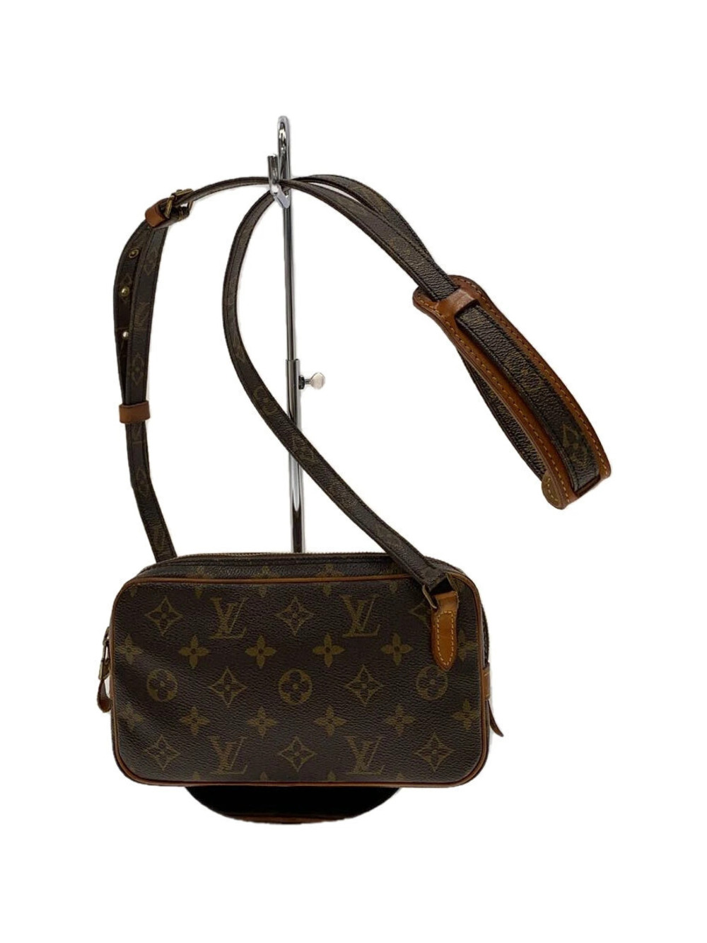 LOUIS VUITTON Pochette Marly Bandouliere Monogram Canvas Brown
